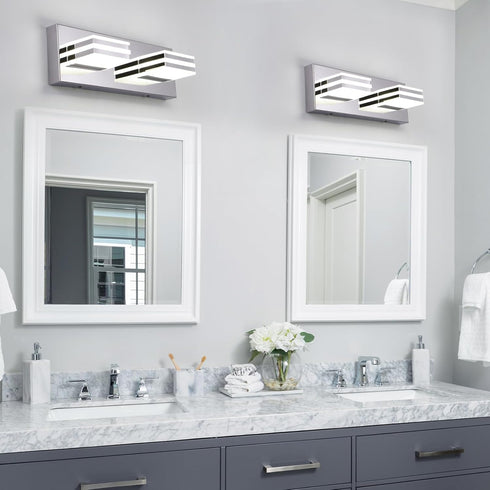 2 12W 14 Inch LED Vanity Light Bar light Bathroom Mirror Light Fixtures Modern Bath Lamps Over Mirror Bathroom Wall