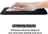 Audimi Ergonomic Mouse Pad with Gel Wrist Support, Comfortable Non-Slip PU Base for Laptop, Computer, Office & Home