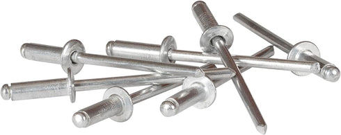 Arrow Medium Aluminum 1/8-Inch Pop Rivets for Metal, Fabric, Leather, and Auto Repair, 100-Pack, RMA1/8IP