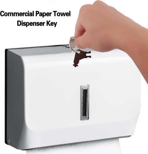 10 Pack Commercial Paper Towel Dispenser Key, Toilet Paper Dispenser Key for Universal Waffle San Jamar Georgia Pacific