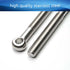 MroMax M8 x 70mm Machinery Shoulder Swing Lifting Eye Bolt, 2Pcs 304 Stainless Steel for Home Renovation