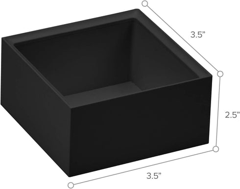 Bostitch Office Konnect Desk Organizer, Accessory Tray for Stacking Desktop Storage in Black