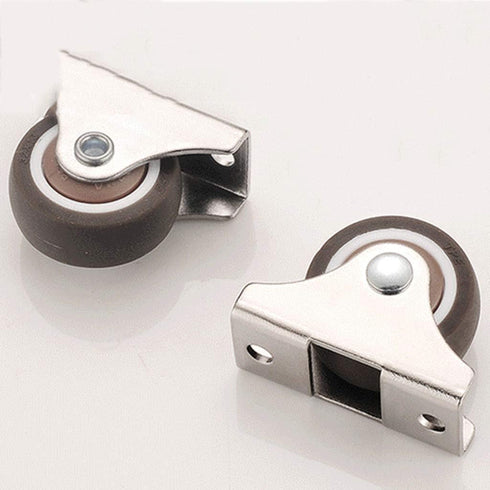 GFHQDPSC 32mm+11kg 1 inch Mute Small Bed Bottom Tatami Drawer Pulley Bedside Cabinet Rubber Directional