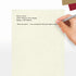 LUXPaper 8.5" x 11" Classic Linen Paper | Letter Size | 70lb. Text | Natural White | 50 Qty