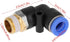 10pcs Pneumatic Elbow Quick Connector - Air Fittings Adapter Push to Connect Tube Fitting 8mm Diameter