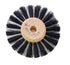 Generic B4 1 12 Pack Lathe Round Bristles Brush Size Wood Center Row of Bristles Brushes Per - Dental Lab