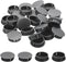 MECCANIXITY 48Pcs Plastic Hole Plugs, 1 7/16" x 7/16"(DxH) Hole Cover Tubing