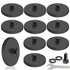 DIYMAG 10Pcs Rubber Coated Anti-Scratch Mounting Magnets, 30LBS Strong Neodymium Magnet Base with M5 Threaded Studs and