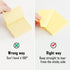 HappyHapi Sticky Notes 3x3 Inches Bulk, 36 Pack 3600 Sheets Colored Self-Stick Pads for Office, School, Home