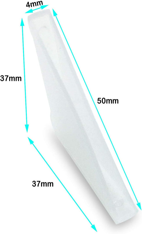 Triple Corner Protectors for Mirror/Glass/Metal Sheets - Pack of 50PCS (4 X 37 mm)