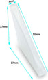 Triple Corner Protectors for Mirror/Glass/Metal Sheets - Pack of 50PCS (4 X 37 mm)
