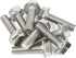 M6 x 12mm Flanged Hex Head Bolts, Stainless Steel 18-8 (304), Plain Finish, 50 PCS