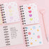 Small Spiral Notepad Cute Notebook, 8 Pack Kawaii Journals for Study, 80 Sheets, 160 Pages, Back to School Supplies