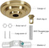 5.3 Inches 5.9 Heavy Duty Light Fixture Canopy Kit Diameter & Feet Chain Ceiling Mounting Hardware for Pendant Light