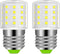2 Pack KEI D34L LED Refrigerator Light Bulb, 3.5W, 40W Halogen Equivalent, E26 Medium Base, 6000K White, 500Lm