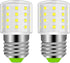 2 Pack KEI D34L LED Refrigerator Light Bulb, 3.5W, 40W Halogen Equivalent, E26 Medium Base, 6000K White, 500Lm