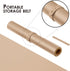 Desks(Apricot,23.6"x 13.8") Cork Desk Mat - Small Dual-Sided Desk Pad for Office and Home - Desk Organization