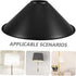 8.66"W 3.35"H Bulb Industrial Vintage Iron Chandelier Shade x Retro Guard Replacement Lamp Cover for Pendant Light