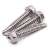 #8 x 1-1/2" Hex Washer Head Self Drilling Screws, 100 Pack, 410 Stainless Steel Sheet Metal Screws