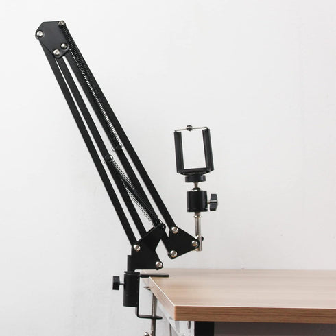 PATIKIL Desk Clamp, 2 Pcs Universal C-Clamp Base with Adjustable Screw for Microphone and Table Lamp Mount Holder