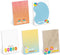 Summer Vibes Sticky Note Set, 4" x 6" Repositionable Pads with Five Modern Beach Theme Designs