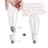 YCSSSD E12 E26 E12 E26 Bulb Bulb 6 Pack to Adapter Chandelier Light Socket Converter, Candelabra to Medium Socket
