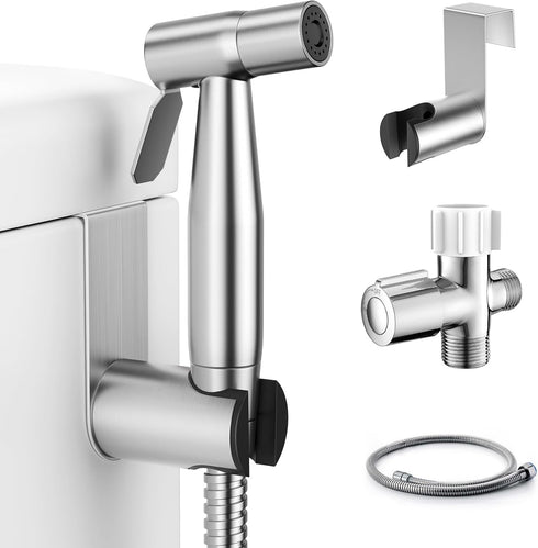 Handheld Bidet Sprayer for Toilet, Muslim Shower Water Jet Spray for Toilet,