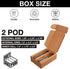 Hot Sauce Pod 5 oz Woozy 1, 2, 3, 4 5-Bottle 8x2x2.5 11.3x7.5x2.4 5-Pack Hot Sauce Bottle Box Sample Kit & Shipping