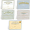 Motivational Achievement Certificate Fill in Sticky Note Pads, 6" x 4" Repositionable Recognition Award Sticky Pads, 50