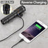X37 4 ALONEFIRE Multicolor LED Flashlight Color Change White Blue Green Red Light RGB USB Rechargeable Zoom Waterproof