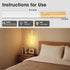 Picture,3000K 2Pack LAVAED Motion Sensor Lights Indoor,LED Rechargeable Battery Operated Wall Sconce Magnetic Stairway