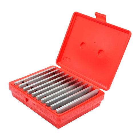 10 Pairs Precision Parallel Steel Set 1/8" x 6" - Thin Steel Machinist Tools with Accuracy 0.0002"