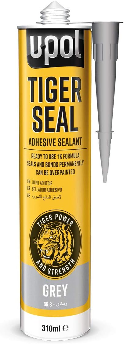 U-Pol Products 0729 Grey TIGER SEAL Adhesive/Sealant, 310ml Cartridge