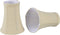 Aspen Creative 30012-2A, Bell Clip-On Chandelier Lamp Shade, Butter Crme, 2-1/2" Top x 4"