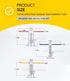 3 Pack Hydraulic Seal Installation Tools, Cylinder Piston Repair Seal Kit, U-Cup Rod Seal Installation Tool Set
