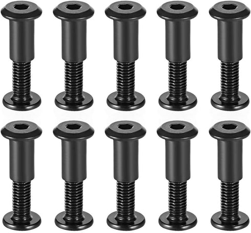uxcell Screw Post for 5/16"(8mm) Hole Dia, Male M6x20mm Binding Bolts, 10 Sets