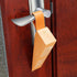 Wood Door Stopper, Solid Wooden Non-Slip Door Wedge, Sturdy Door Stopper Fit for Door Bottom Seam (0.2" - 1.3")