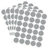 YXGSTY 90 Pack Scratch Off Stickers, 1 Inch Round Self Adhesive Scratch Off