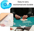 Small Portable Tape Dispenser, Transparent Refillable Hand Dispenser for Adhesive Tape Office Home (Random Color)
