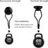 E BAVITE Swivel Swing Black Magnetic Hooks, 60lbs Heavy Duty Neodymium Hooks, Pack of 8