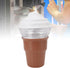 Mrisata 5V DIY Ice Cream Maker Machine Beginner-Friendly Safe ABS PP Material USB Plug in for Homemade Ice Cream Sorbet