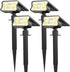 HGGH Solar Lights Outdoor Waterproof IP67, 60 LED 3 Lighting Modes Solar