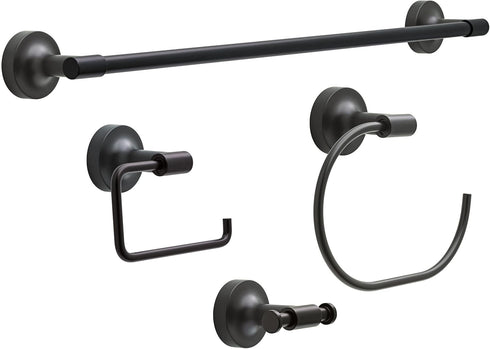 Franklin Brass VOI24-MB Voisin 24 Inch Towel Bar, Matte Black