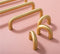 SMOKT Brass Long Furniture Handles Wardrobe Kitchen Cupboard Cloakroom Bedside Cabinet Handle Bedroom