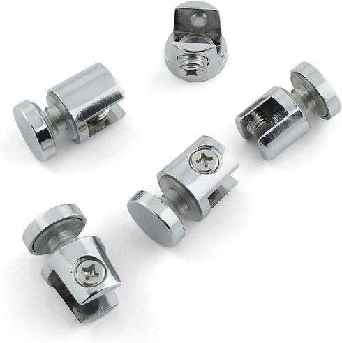 SZYDD 10-12mm Glass Clamp Holder Bracket Metal Fix Clamp for Thick Glass Adjustable Shelves Corner Bracket Glass Plate