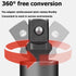 3 Pcs Universal Joint Swivel Socket Adapter Set, 1/4", 3/8" & 1/2" Drivers, Full Impact Grade Wobble Socket Wrench