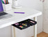 Bostitch Konnect Under Desk Drawer, Self-Adhesive Slide Out Storage Organizer with 4 Customizable Dividers (2-Pack)
