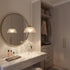 YJQHXY Modern Textured Glass Pendant Light, Brass E26 Hardwired Ceiling Hanging Light with