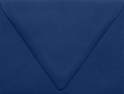 LUXPaper A2 Contour Flap Invitation Envelopes | 50 Qty | 4 3/8" x 5 3/4" | Navy Blue | 80lb. Text