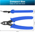 VCELINK Small Wire Cutter, Spring-loaded Precision Flush Cutter Pliers for Electronics, Jewelry Making, 5-Inch